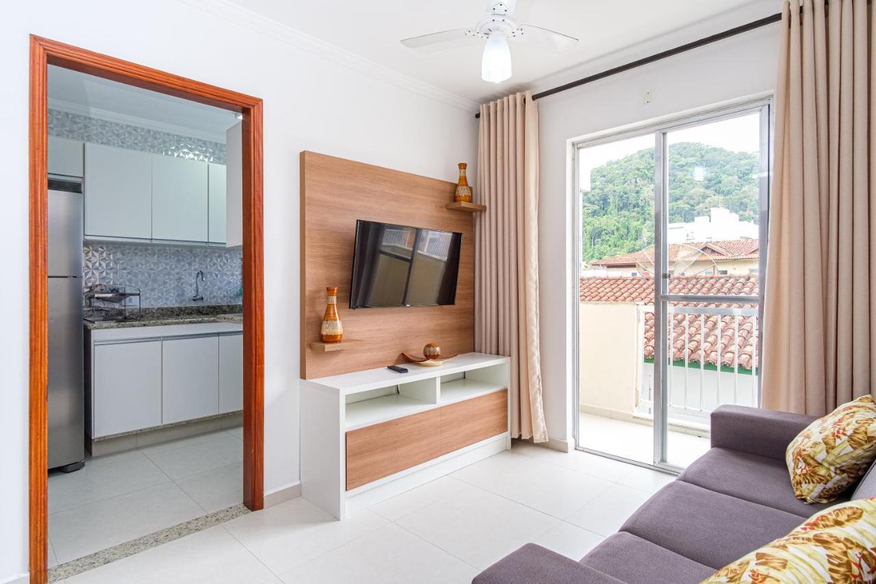 Apartamento A 100 Metros Da Praia - 01 Dormitorio - Edificio Agua Viva Ubatuba Eksteriør billede