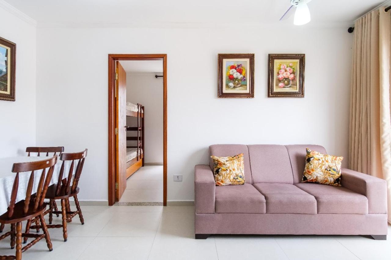 Apartamento A 100 Metros Da Praia - 01 Dormitorio - Edificio Agua Viva Ubatuba Eksteriør billede